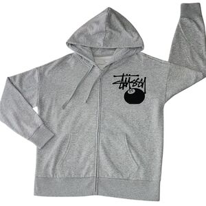 'STUSSY' Full-Zip Hoodie